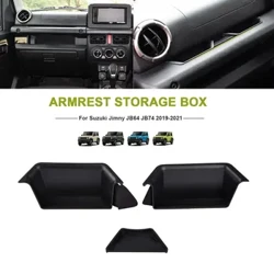 Xe Phi Công Phụ Tay Tay Cầm Hộp Bảo Quản Người Tổ Chức Khay Đựng Stowing Tidying Dành Cho Xe Suzuki Jimny JB64 JB74 2019 2020 2021