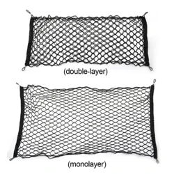 Borsa per rete portaoggetti per bagagliaio dell'auto Bagagli da carico Rete elastica in nylon Reti sospese Tasca per riporre gli accessori interni