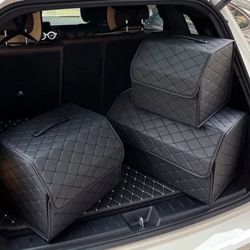 1Pc Car Trunk Organizer Box Large Capacity Auto Multiuse Tools Storage Bag Stowing Tidying Folding For Car Storage Accessories