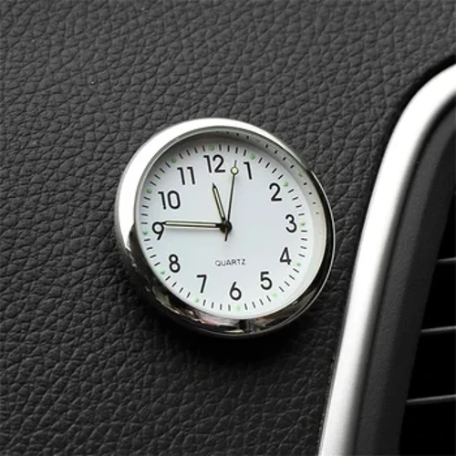 Auto Sat Svjetleći Mini Automobili Interni Stick-On Digitalni sat Mehanika Kvarc Satovi Auto Ornament Auto Dodaci Pokloni