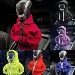 2023 nova moda do carro com capuz botão de mudança de carro capa alça manual alavanca de engrenagem decoração capa com capuz acessórios interiores do carro