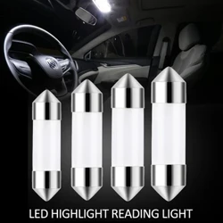 1/2 vnt C5W COB automobilio LED lemputė 12V 31mm 36mm 39mm 41mm automobilio salono skaitymo lempa Automobilio valstybinio numerio apšvietimo priedai transporto priemonėms
