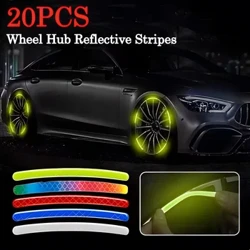 20pcs Gluaisrothar Gluaisteán Mol Roth Stiallacha Machnamhach Rabhadh Téip Greamáin Rabhadh Cúil Auto Téip Machnamhach Gabhálais Gluaisteán