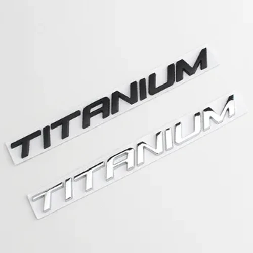 Insignia de Metal para maletero de coche, accesorios adhesivos con emblema de titanio para Ford Fiesta Focus Mondeo MK4 MK5 Edge Kuge Ecosport Fusion Logo