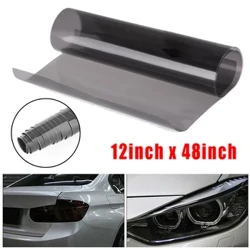 1 Máy Tính Vinyl Màu Đen 30X120Cm Bóng Đèn Khói Vinyl Phim Tint Đèn Pha Họa Tiết Rằn Ri Nét Ta 016RAR Bọc Bao Da phụ Kiện Xe Hơi