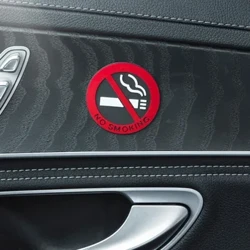 1PC No Smoking Auto Sticker Styling Ronn Rout Schëld Vinyl Sticker fir Auto Motorrad Heem Mauer Outdoor Auto Accessoiren