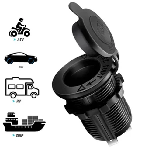 12V Auto Zigarettenliichter Socket Waasserdicht Staubdicht Auto Boot Motorrad Traktor Power Outlet Behälter Hot Auto Accessoiren