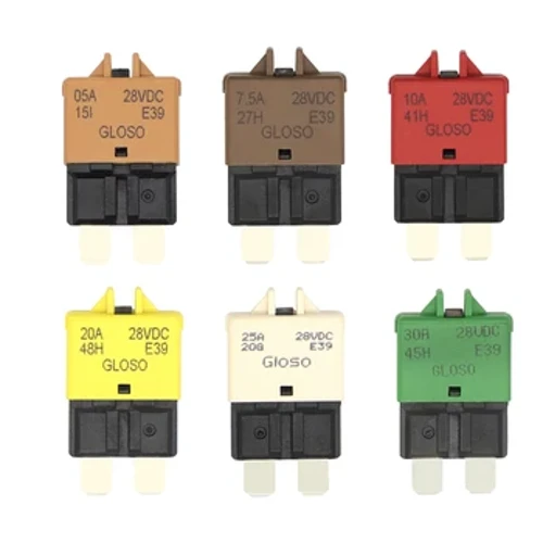 Circuit Breaker Blade Manuell Reset Fuse Adapter Reset Fuse Auto Accessoiren Fir Auto Camion Boot Marine 5A 7.5A 10A 20A 25A 30A
