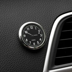 Cloc Car Automobiles Mini goleuol Mecaneg Gwylio Digidol Stick-On Mewnol Clociau Quartz Auto Addurniad Car Anrhegion Affeithwyr