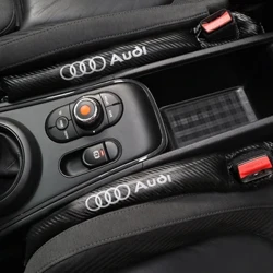 Bearna Suíochán Cosanta Snáithín Carbóin Leakproof Pad Clúdach Gluaisteán le haghaidh Audi A4 B6 B8 B7 A6 C5 C6 C7 A3 A5 Q3 Q5 Q7 Accessories Styling Car