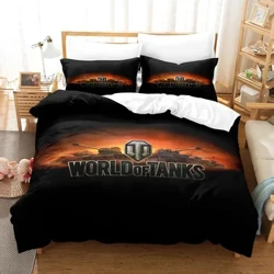 World of Tanks Bäddset Enkel Twin Full Queen King Size Bädd Set Aldult Kid Sovrum Påslakan Set 3D Print lakan set