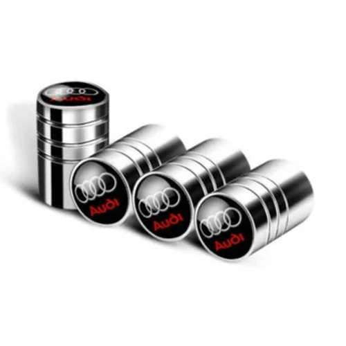 4 pcs Autoaren balbula zurtoin estalkia Audi A1 A3 A4 A5 A6 A7 A8 Q2 Q3 Q5 Q7 TT S line S3 S4 S5 S6 R8 RS Autoentzako eranskailu osagarriak