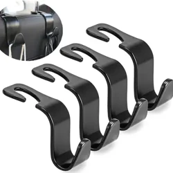 4Pack konksud kottide jaoks Autoklambrid esiistme peatoe korrastaja hoidik Automaatkinnitus Riidepuud Auto panipaik Sisetarvikud