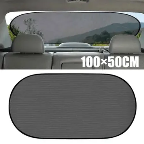 100x50cm Universāls automašīnas aizmugurējā loga siets saulessargs Saules vairogs UV aizsardzības pārsegs automašīnas aizmugurējā loga saulessargs salona apdare