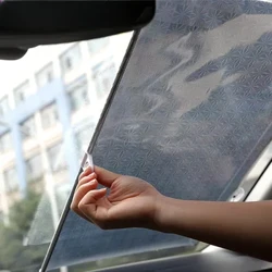Automašīnas vējstikls, elastīgs saulessargs, tips saulessargs Auto logs vasaras aizsardzība siltumizolācijas aizkars priekšējais aizmugurējais ēnojums