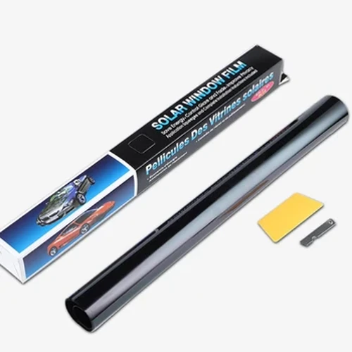 Tự Động Nhà Kính Cửa Sổ Phòng Vệ Sinh Mùa Hè Năng Lượng Mặt Trời UV Tấm Dán Bảo Vệ Phim Đen Cửa Sổ Ô Tô Lá Tint Tinting Cuộn Phim 50*300 Cm