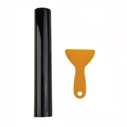 20Cm * 150Cm Phía Trước Xe Hơi Kính Chắn Gió Màu Đen Trong Suốt Năng Lượng Mặt Trời Tint Phim Chống Tia UV Nắng Cửa Sổ Lá Bảo Vệ Năng Lượng Mặt Trời