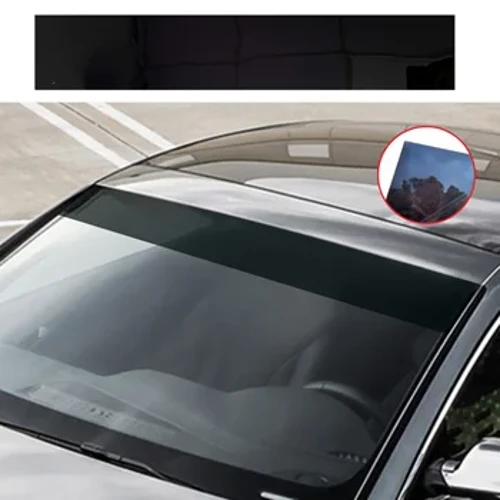 Pellicola solare anti-UV per parabrezza per auto, adesivo colorato per parasole, pellicole trasparenti per vetri