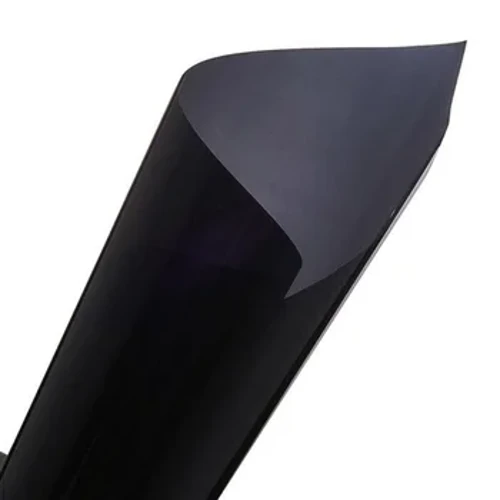 Film teinté en rouleau non coupé VLT 20%, pour fenêtre de voiture noire, verre de bureau, Film teint Non réfléchissant, pare-soleil universel pour fenêtre