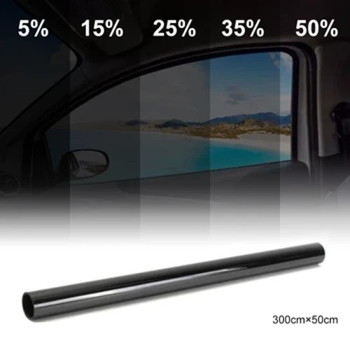 Madilim na Itim na Tint ng Bintana ng Kotse Film Salamin 5%-50% Roll Tag-init na Sasakyan Auto House Tinting Salamin sa Bintana ng Solar Protection