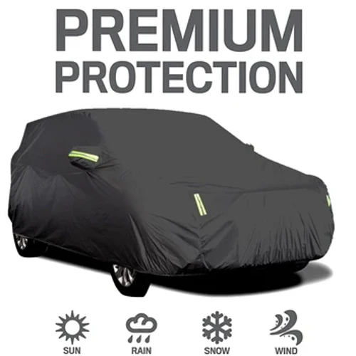 Car Cover Sedan Full Covers with Reflective Strip Sunscreen Protection Dustproof&Waterproof UV Scratch-Resistant Universal S-XXL