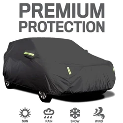 Car Cover Sedan Full Covers na may Reflective Strip Sunscreen Protection Dustproof at Waterproof UV Scratch-Resistant Universal S-XXL