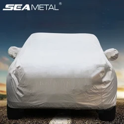 Uhi kaʻa pale wai ʻauʻa i ka uhi uhi piha pale Universal kūpono no ka SUV SedanSnow Dust Rain Snowproof Car Accessories