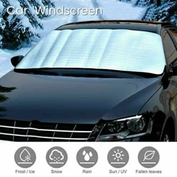 Kvalitet Frost Cover Beskytter Skygge Snøbeskyttelse Solbeskyttelse Solskjerm Isolasjon Sammenleggbar Dual Purpose Auto Universal