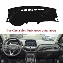 สำหรับChevrolet Onix 2020 2021 2022 ฝาครอบแดชบอร์ดDash Board MatพรมPad Anti-Sun Sunshade Capeเบาะสติกเกอร์รถAccessorie