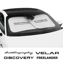 Pantakip ng Sunshade sa Windshield ng Kotse Para sa Land Rover Evoque Discovery Freelander Autogiography Velar SVR Auto Anti UV Folding Parasol