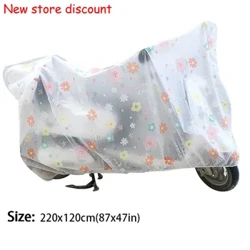 Ikhava Yesithuthuthu Engangeni Manzi Yangaphandle Isikuta Ngasendlini Isithuthuthu Esingangeni Wear-resistant Fabric Motorbike Cover All Season Dustproof UV Protective