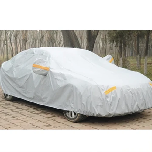 Husa auto pentru toate anotimpurile - rezistenta la ploaie, rezistenta la praf si protectie solara Accesorii auto generale, gri argintiu M 3 compartimente