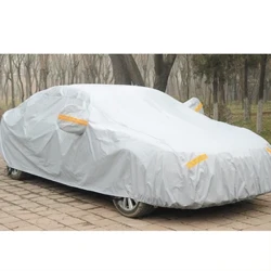 Husa auto pentru toate anotimpurile - rezistenta la ploaie, rezistenta la praf si protectie solara Accesorii auto generale, gri argintiu M 3 compartimente