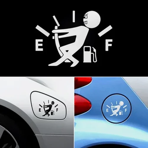 1 Pcs Witzeg Auto Sticker Pull Brennstoff Tank Pointer To Full Hellaflush Reflektive Vinyl Auto Sticker Decal Grousshandel