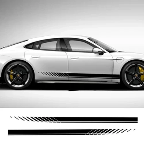 Greamán Gluaisteán Le haghaidh Audi Volkswagen VW Ford BMW Toyota Honda Mercedes Benz Renault Auto Side Stripe DIY Decal Car Accessories Tiúnadh