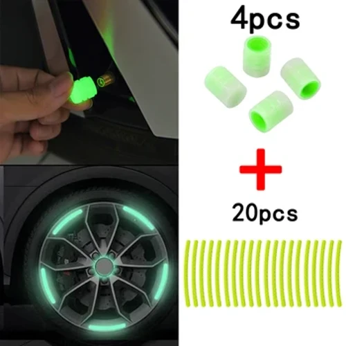 Autorataste peegeldavad kleebised Helendavad klapikorgid Fluorestseerivad mootorrattad Jalgratta veljed Stiilne Rehvi Rummu Universaalsed tarvikud
