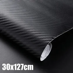 30x127 см автомобиль 3D рулонная пленка из углеродного волокна наклейки DIY виниловая пленка авто интерьерный Стайлинг декоративные наклейки из углеродного волокна