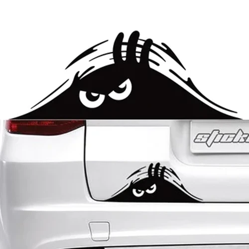 Isitika se-3D Dune Sand Sand Wine Peeing Car I-Creative Vinyl Decal Decal Sticker Nquma Izesekeli Zokuhlobisa Imoto Engangeni Manzi