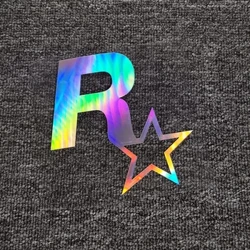 Game Stickstar Game Rockstar GTA5 Trang trí phản chiếu cho bình nhiên liệu Cap Kính kính chắn gió Trunk Trunk Motorcycle Laptop Phone D30