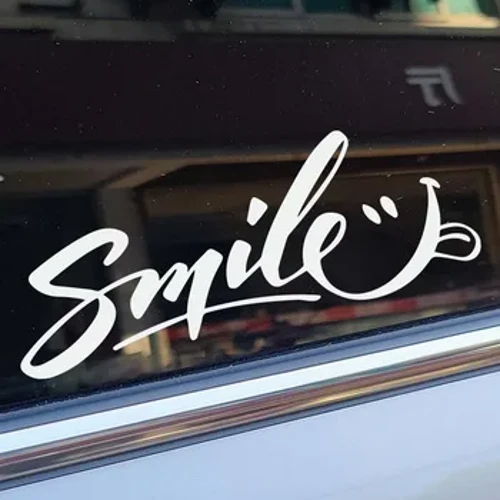 1PCS Smiling Face King Car Sticker Body Motorcycle Electric Decoration Creative Personality Stickers PVC Waterproof Auto Decals