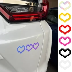 6cm Léift Häerz Form Auto Bumper Sticker Personaliséiert Auto Dekor Fënster Vinyl Decals