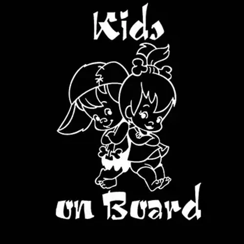 Kinderen aan boord Leuke Cartoon Kind Auto Voertuig Reflecterende Decals Sticker Decor Auto Exterieur Accessoires Boutique 2019 Groothandel