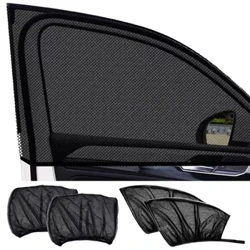 HOU 2pcs kaʻa Sun Shade Styling mea pono UV pale pale ʻaoʻao puka aniani ʻo Sunshade Mesh Sun Visor Protection Window Films
