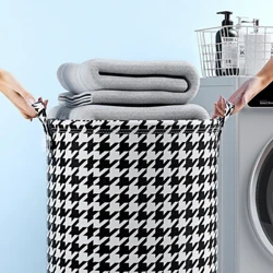Có Thể Gập Lại Giỏ Đựng Đồ Giặt Xô Chứa Vải Cotton Nhật Bản Vải Chống Nước Đồ Giặt Bẩn Đồ Chơi Giỏ Chứa Đồ Quần Áo Bẩn