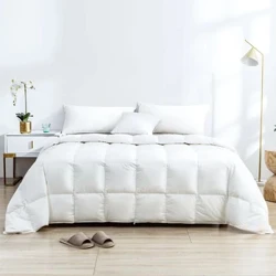 Peter Khanun 100% Goose Down Duvet Summer Double Blanket Air Condition Thin Quilt Lightweight Down Comforter 700 Fill Power