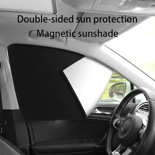 Bagong tag -init sunscreen blackout titanium pilak magnetic car curtains magnetic suction opaque car side file sunshade block