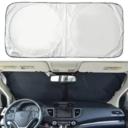 Uhi Puhi Puka Puka Puka Ka'a Sun Shade Windshield Visor Protector Windscreen Folding Auto UV Protection Pale Styling Accessories
