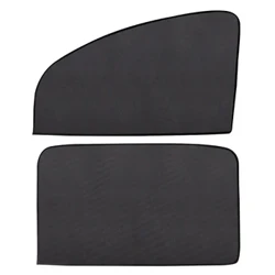 Black Universal Auto Car Side Window Sunshades Curtain UV Protection Mesh Solar Mosquito Dust Protect Baby Child Shield