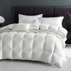 Täze “Sate Tribute Goose Down Quilt” 3D çörek ýorgan, tüýli ýyly düşek, howa goşa düşek ölçegi şertli ululykda