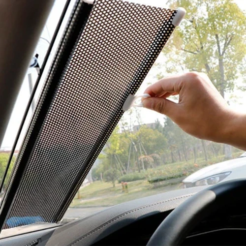 Rèm che nắng ô tô tự động, rèm cách nhiệt ô tô, rèm che nắng ô tô phía trước tự động thu vào